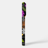 Makapuu Beach Hawaiian Batik Black Multi Case-Mate iPhone Hülle (Rückseite / Rechts)