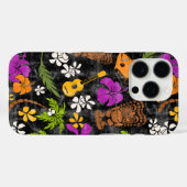 Makapuu Beach Hawaiian Batik Black Multi Case-Mate iPhone Hülle (Rückseite (Horizontal))