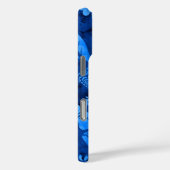 Makapuu Beach Hawaiian Batik Blue Case-Mate iPhone Hülle (Rückseite / Rechts)