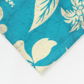 Makapuu Beach Hawaiian Batik Fleecedecke (Ecke)