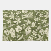 Makapuu Beach Hawaiian Batik Küchentuch (Horizontal)