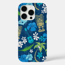 Makapuu Beach Hawaiian Batik Navy iPhone 16 Pro Hülle