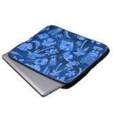 Makapuu Beach Hawaiian Batik Neoprene Wetsuit Laptopschutzhülle (Vorne Knopf)