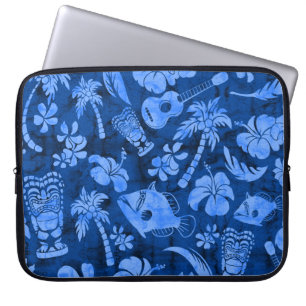 Makapuu Beach Hawaiian Batik Neoprene Wetsuit Laptopschutzhülle
