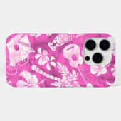 Makapuu Beach Hawaiian Batik Pink Case-Mate iPhone Hülle (Rückseite (Horizontal))
