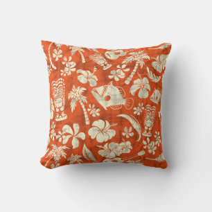 Makapuu Beach Hawaiian Batik Quadratkissen Kissen