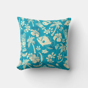 Makapuu Beach Hawaiian Batik Quadratkissen Kissen