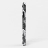 Makapuu Beach Hawaiian Charcoal Gray Batik Case-Mate iPhone Hülle (Hinten/Rechts)