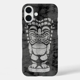 Makapuu Beach Hawaiian Lachender Tiki Batik iPhone 16 Plus Hülle