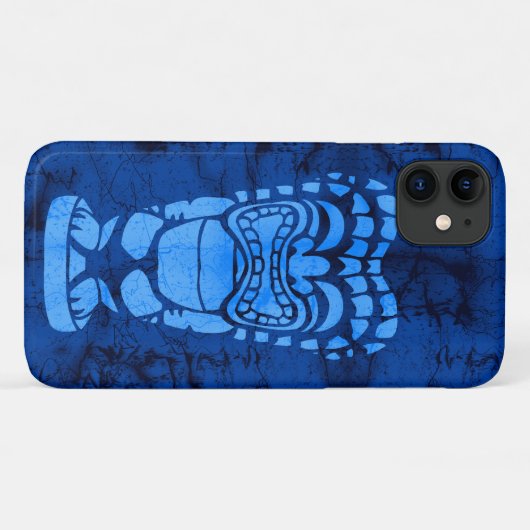 Makapuu Beach Hawaiian Laughi Tiki Batik Case-Mate iPhone Hülle (Rückseite (Horizontal))