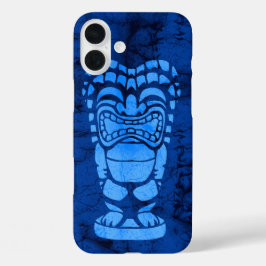 Makapuu Beach Hawaiian Laughing Tiki Batik iPhone 16 Plus Hülle