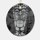 Makapuu Beach Hawaiian Laughing Tiki Batik Keramikornament (Links)