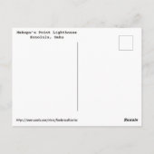 Makapu'u Point Lighthouse Postkarte (Rückseite)
