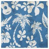 Makapuu Strand-Hawaiianer-Batik Stoff (Nahaufnahme)