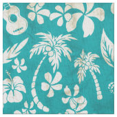 Makapuu Strand-Hawaiianer-Batik Stoff (Nahaufnahme)