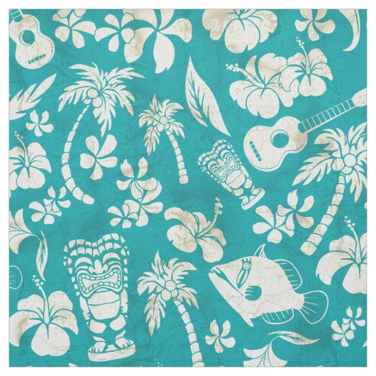 Makapuu Strand-Hawaiianer-Batik Stoff (Muster)