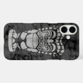 Makapuu Strand hawaiischer lachender Tiki Batik Case-Mate iPhone Hülle (Rückseite (Horizontal))