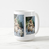 Makaque-Affe Kaffeetasse (VorderseiteRechts)