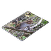 Makaque-Affe Notizblock (Linke Seite)