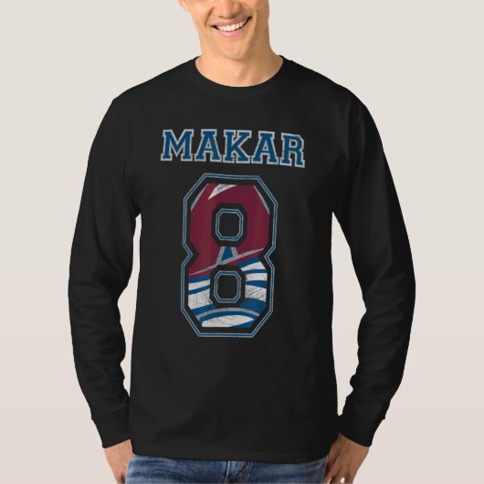 Makar 8 Kid Colorado Beruflicher Eishockey I T-Shirt (Vorderseite)