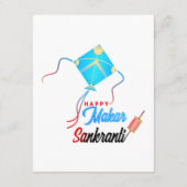 Makar Sankranti Begleitkarte (Rückseite)