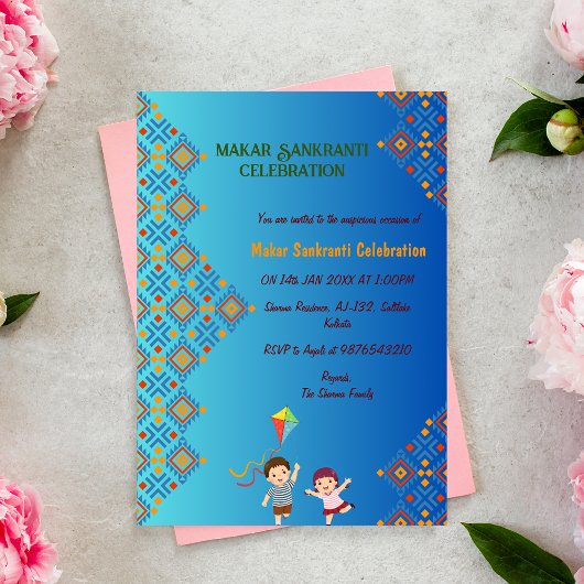Makar Sankranti Celebration Einladung
