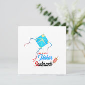 Makar Sankranti Einladung (Stehend Vorderseite)