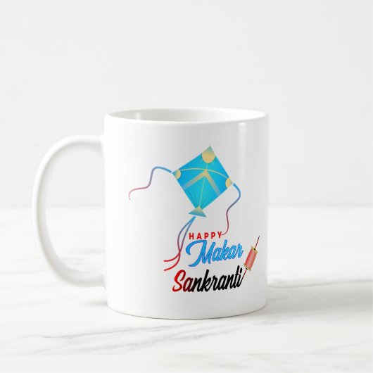 Makar Sankranti Kaffeetasse (Links)