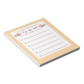 Makaron-Themed Notepad auflisten Notizblock (angewinkelt)