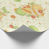 Makarongebäck Dessert Macaron Geschenkpapier (Ecke)