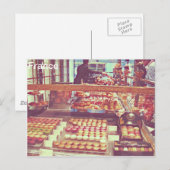 Makaronladen für Vintage Franzosen Postkarte (Vorne/Hinten)