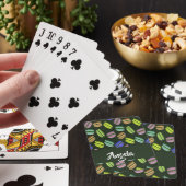 Makaronmuster aus individuelle Name Spielkarten (In Situ)