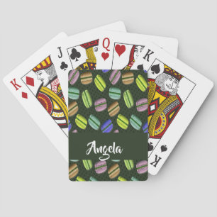 Makaronmuster aus individuelle Name Spielkarten