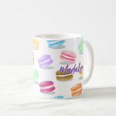 Makaronmuster personalisiert kaffeetasse (VorderseiteRechts)