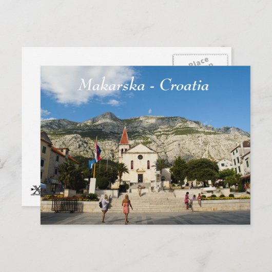 Makarska - Kroatien Postkarte (Vorne/Hinten)