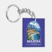 Makarska Kroatien Reisen Schlüsselanhänger (Vorderseite links)