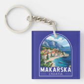 Makarska Kroatien Reisen Schlüsselanhänger (Vorderseite)