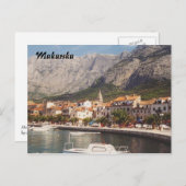 Makarska Postkarte (Vorne/Hinten)