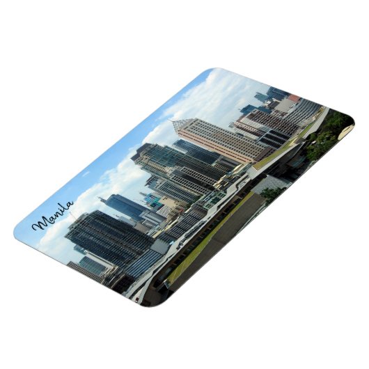 Makati-Skyline Magnet (Linke Seite)