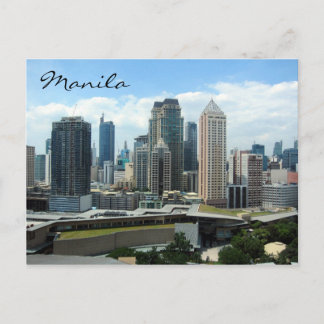 Makati-Skyline Postkarte