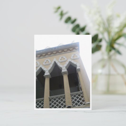 Makau-Hühnergestelle Postkarte (Stehend Vorderseite)