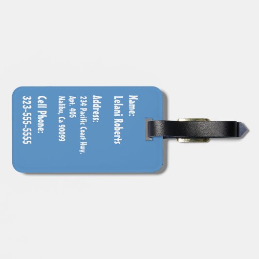 Makauwahi Cave Palm Trees, Kauai, Hawaii Gepäckanhänger (Rückseite horizontal)