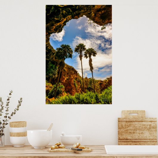 Makauwahi Cave Palm Trees, Kauai, Hawaii Poster (Küche)