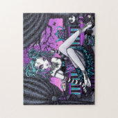 Makayla Couture-Tee-Party-gotisches feenhaftes Puzzle (Vertikal)