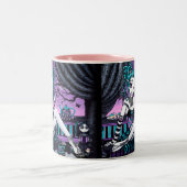 "Makayla" gotische Couture-Tee-Party-Fee-Tasse Zweifarbige Tasse (Mittel)