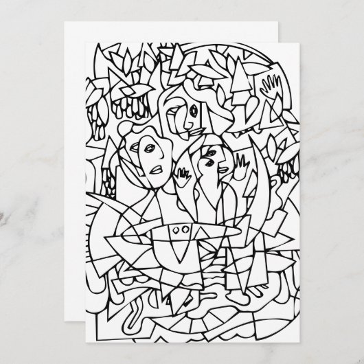 Makbeth-Notecards Dankeskarte (Vorne/Hinten)