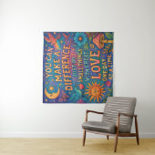 MAKE A DIFFERENCE TAPESTRY WALL ART WANDTEPPICH (Beispiel)