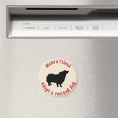 Make A Friend - Pembroke Welsh Corgi Magnet (In Situ (Geschirrspüler))