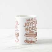 Make A Joyful Noise Piano Piano Player And Keyboar Kaffeetasse (Mittel)