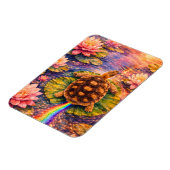 Make a rainbow and follow your bliss turtle magnet (Linke Seite)
